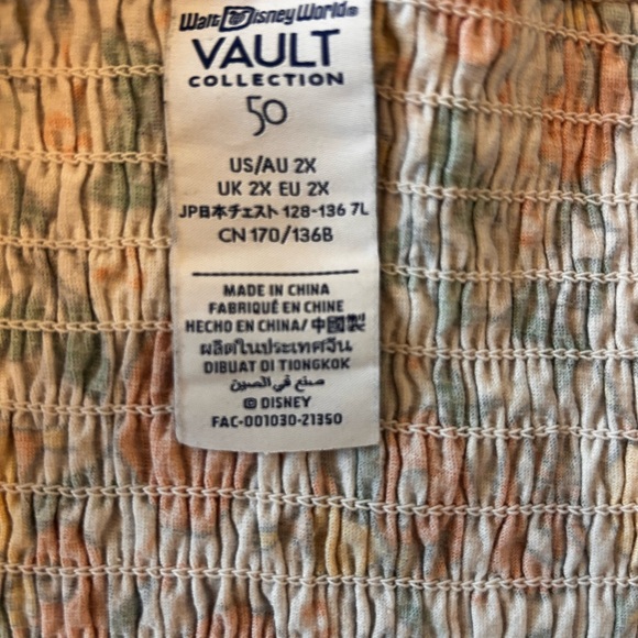 Disney Parks Flower & Garden Festival Orange Bird Top - Picture 2 of 2